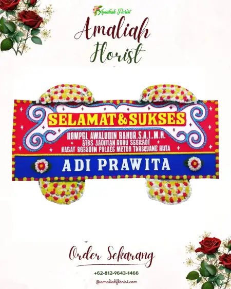 Papan Bunga Ucapan Selamat Guworejo